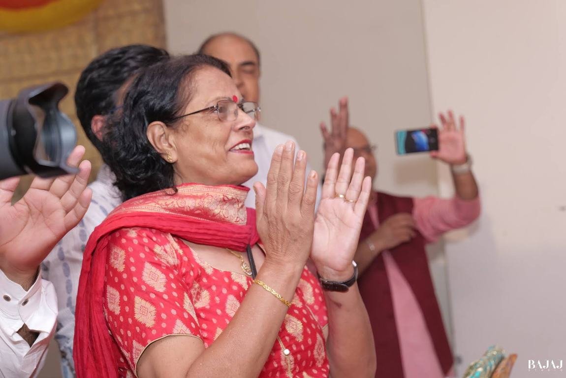 Joining in the applause at a joyous celebration