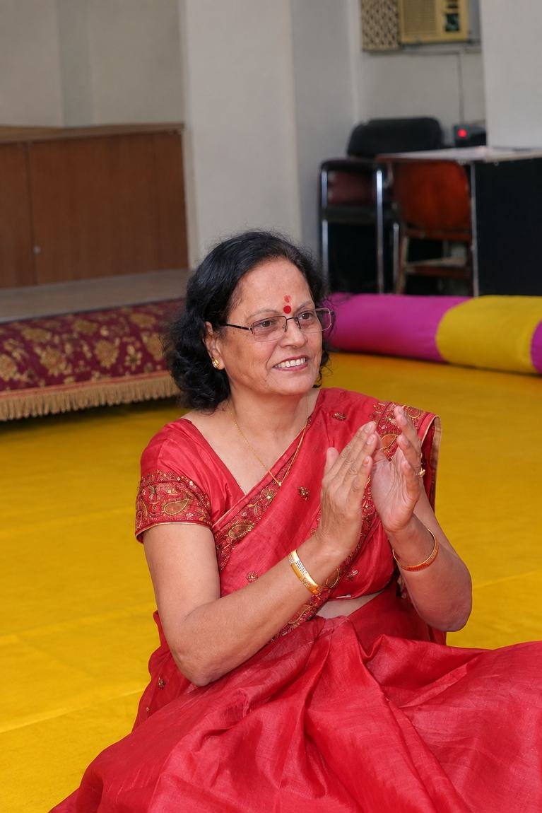 Clapping along during a lively celebration